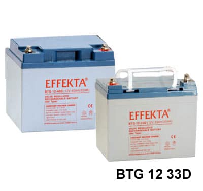 Μπαταρίες GEL Effekta - μπαταρίες φωτοβολταϊκών - eshops.gr