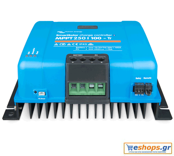 Victron SmartSolar MPPT 250/100-Tr - MPPT Ρυθμιστής Φόρτισης 100A Φωτοβολταικών Victron SmartSolar MPPT 250/100-Tr - MPPT Ρυθμιστής Φόρτισης 100A Φωτοβολταικών