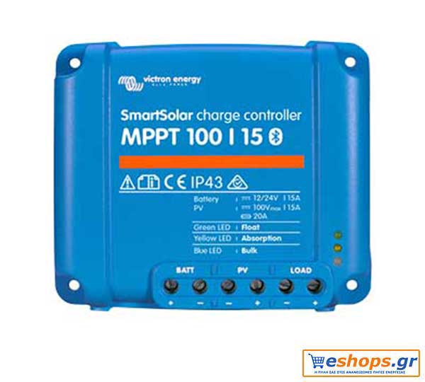 Victron SmartSolar MPPT 100/15 - 15A Ρυθμιστής Φόρτισης Φωτοβολταικών Victron SmartSolar MPPT 100/15 - 15A Ρυθμιστής Φόρτισης Φωτοβολταικών