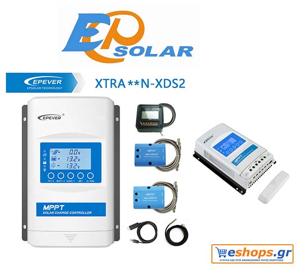 EPSOLAR XTRA2210N XDS2 ΡΥΘΜΙΣΤΗΣ ΦΟΡΤΙΣΗΣ 20A-100V Ρυθμιστής φόρτισης MPPT ΜΠΠΤ EPSOLAR XTRA2210N XDS2-20a-Epever-PV