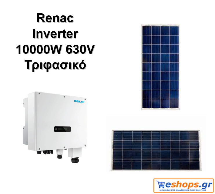 10kw-Τριφασικό-δικτυου RENAC R3-10000-DT Note Series 10KW RENAC R3-10000-DT-inverter-δικτύου για φωτοβολταϊκά, net metering, φωτοβολταϊκά σε στέγη, οικιακά