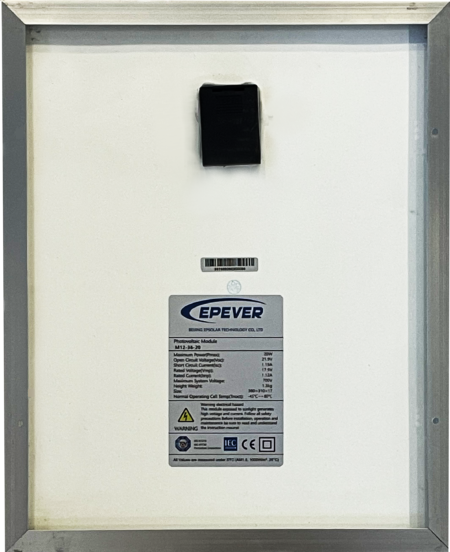 EPEVER M-20W φωτοβολταϊκό πάνελ 20Wp 12V - EPEVER