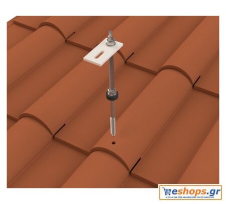 Βάση κεραμοσκεπής 8 πάνελ ντιζοστρίφωνα - φωτοβολταϊκά, Φωτοβολταικών βάσεις net billing, αυτόνομων συστημάτων
