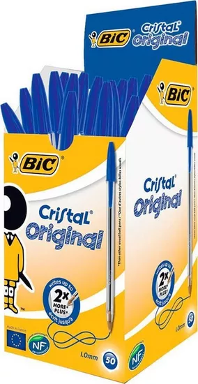 BIC Cristal Original 1mm Μπλε 50τμχ