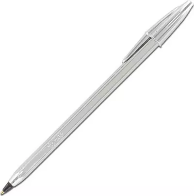 BIC Cristal Shine Celebrate 1mm Ασημί - Μαύρο
