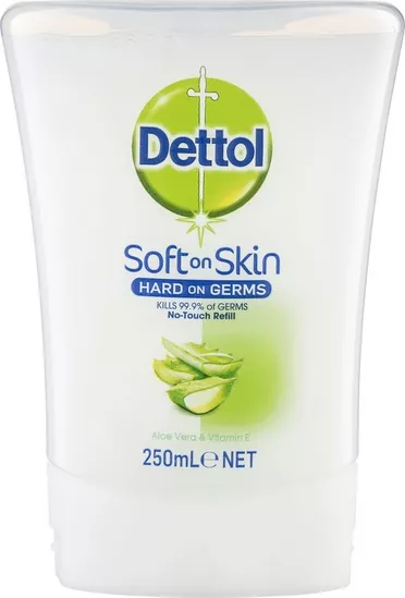 Dettol Soft On Skin Aloe Vera Antibacterial Liquid Soap Recharge 250ml