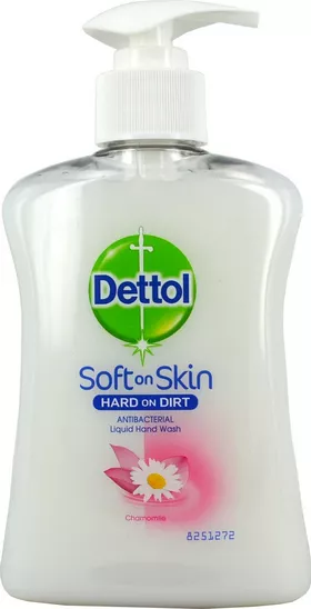 Dettol Soft On Skin Chamomile Antibacterial Liquid Soap 250ml