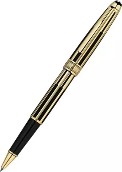 Montblanc Gold - Black Rollerball