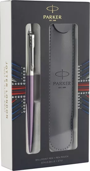 Parker Στυλό Jotter Victoria Violet Ballpoint + Pouch