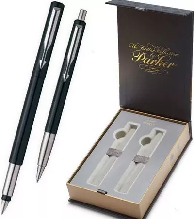 Parker Στυλό Vector Black Ballpoint + Fountain Pen Vector Black