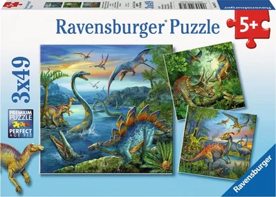 Ravensburger Γοητευτικοί Δεινόσαυροι 3x49pcs