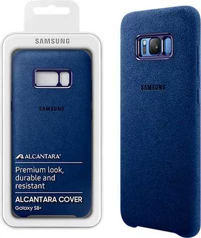 Samsung Alcantara Cover Blue (Galaxy S8+)