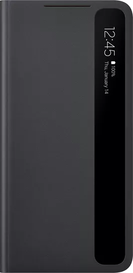 Samsung Clear View Cover Black (Galaxy S21+ 5G)
