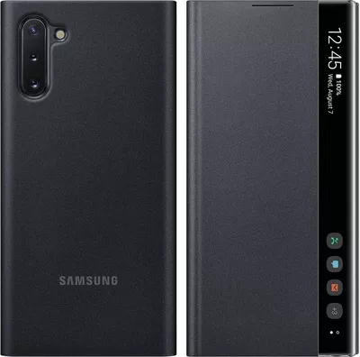 Samsung Clear View Cover Black (Galaxy Note 10)