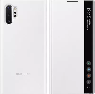 Samsung Clear View Cover White (Galaxy Note 10+)