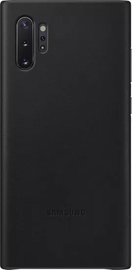 Samsung Leather Cover Black (Galaxy Note 10+)