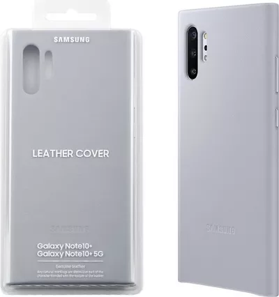 Samsung Leather Cover Grey (Galaxy Note 10+)