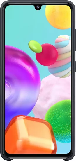 Samsung Silicone Back Cover Black (Galaxy A41)