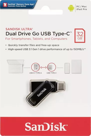 Sandisk Ultra Dual Drive Go 32GB USB 3.2
