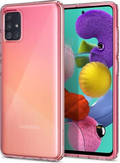 Spigen Liquid Crystal Silicone Back Cover Transparent (Galaxy A51)