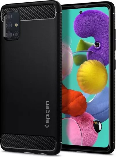 Spigen Rugged Armor Black (Galaxy A71)