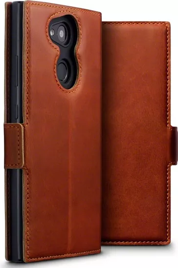 Terrapin Low Profile Leather Wallet Cognac (Xperia L2)
