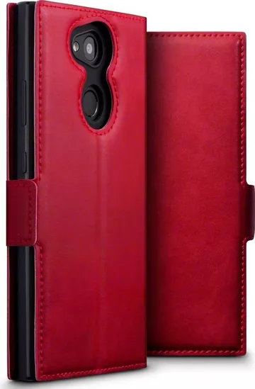Terrapin Low Profile Leather Wallet Red (Xperia L2)