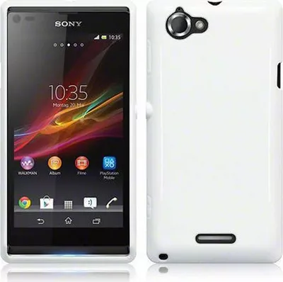 Terrapin Slim Fit Silicone Case White (Sony Xperia L)