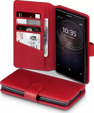 Terrapin Wallet Leather Red (Xperia L2)