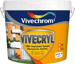 Vivechrom Vivecryl Eco Λευκό 0.75lt