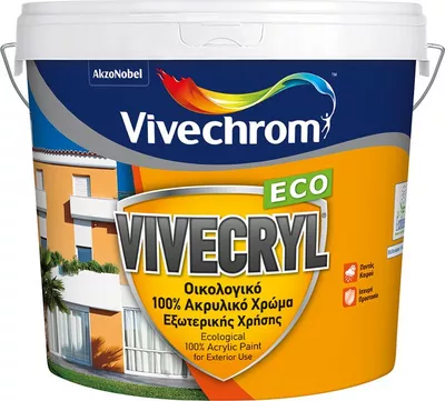 Vivechrom Vivecryl Eco Λευκό 10lt