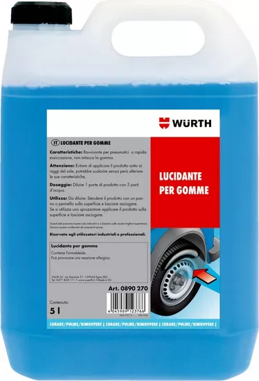 Wurth Γυαλιστικό Ελαστικών 5lt
