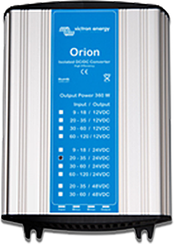 Μετατροπείς DC-DC Orion Απομονωμένοι, 360W και μοντέλα ειδικών εφαρμογών