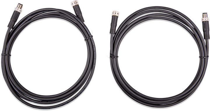 M8 circular connector Male/Female 3 pole cable 2m 