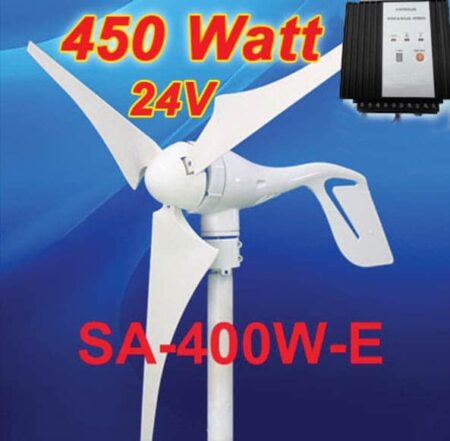 450 Watt / 24v Ανεμογεννήτρια+ controller 600watt
