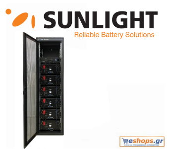 Batterie lithium-ion Sunlight LiON ESS 5.12 pouces en armoire 16U - Batterie au lithium pour panneaux photovoltaïques et éoliennes - Boutique en ligne Sunlight (eshops.gr)
