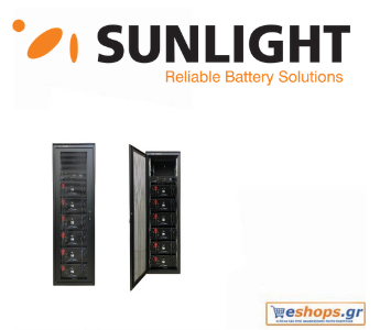 Batterie lithium-ion Sunlight LiON ESS 20.48 pouces en armoire 32U - Batterie au lithium pour panneaux photovoltaïques et éoliennes - Boutique en ligne Sunlight (eshops.gr)