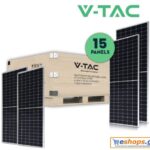 SET Photovoltaic Panel Mono 410W 15 pieces V-TAC 11551