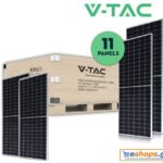 SET Photovoltaic Panel Mono 450W 11 pieces V-TAC 11553