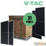 SET Photovoltaic Panel Mono 450W 31 pieces V-TAC 1135331
