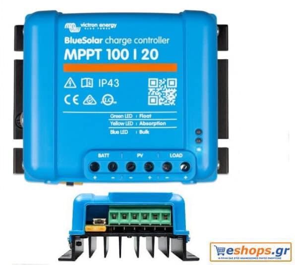 Victron BlueSolar MPPT 100/20 (up to 48V) - MPPT Charge Controller 20A