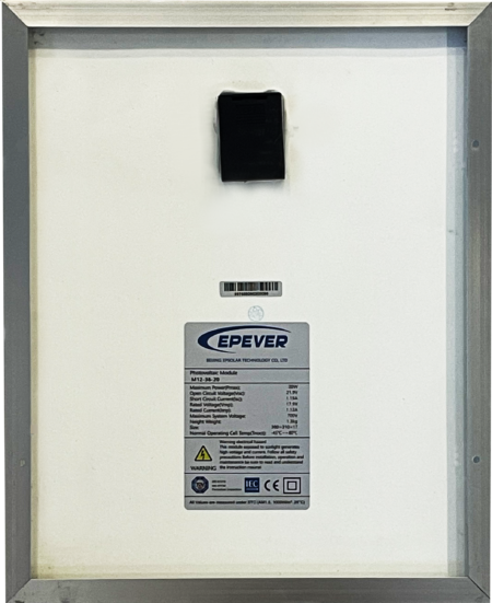 EPEVER M-20W φωτοβολταϊκό πάνελ 20Wp 12V - EPEVER
