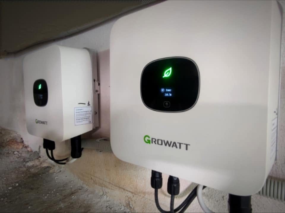 2 x Growatt 5kW inverter - Net Metering Ανάβυσσος
