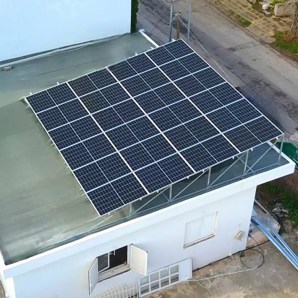 Φωτοβολταϊκό σύστημα Net Billing 10 kWp στα Καλύβια Αττικής - 24 πάνελ SolarDay 415W